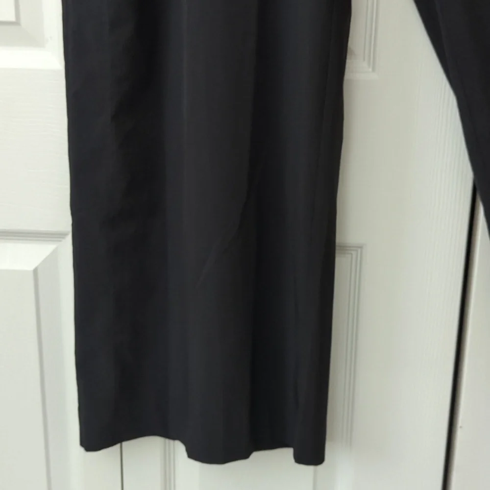 NWT! ~ALL IN MOTION~ BLACK WIDE WAIST VERY LONG ACTIVE WIDE LEG PANTS-L/LONG - Picture 3 of 9